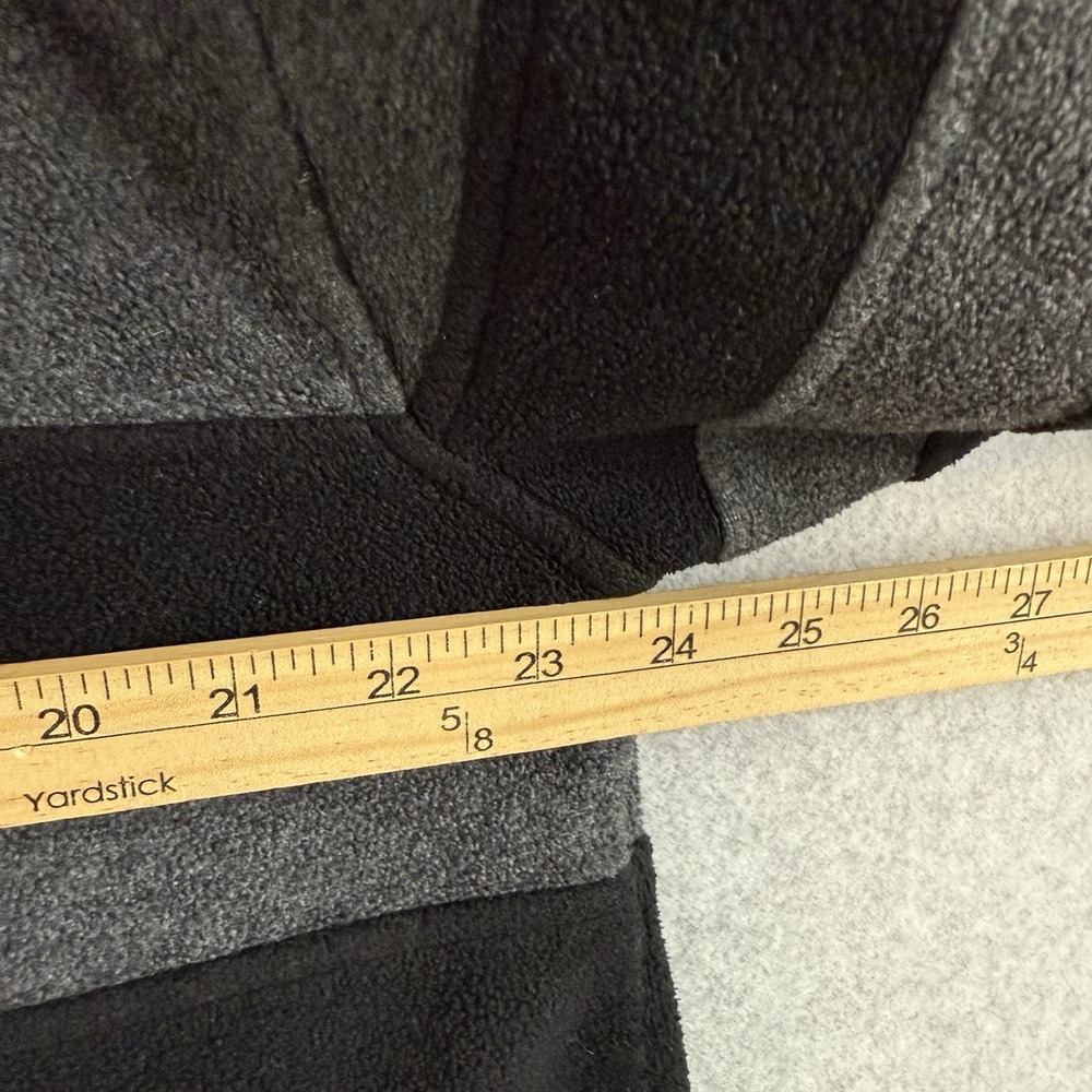 Vintage J crew sweater mens XL‎ gray striped pullover fleece long sleeve Y2K - Picture 5 of 7